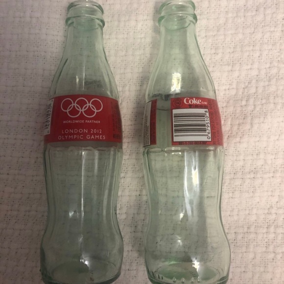 London Olympic Games Coca-Cola Glass Bottles - Picture 2 of 2